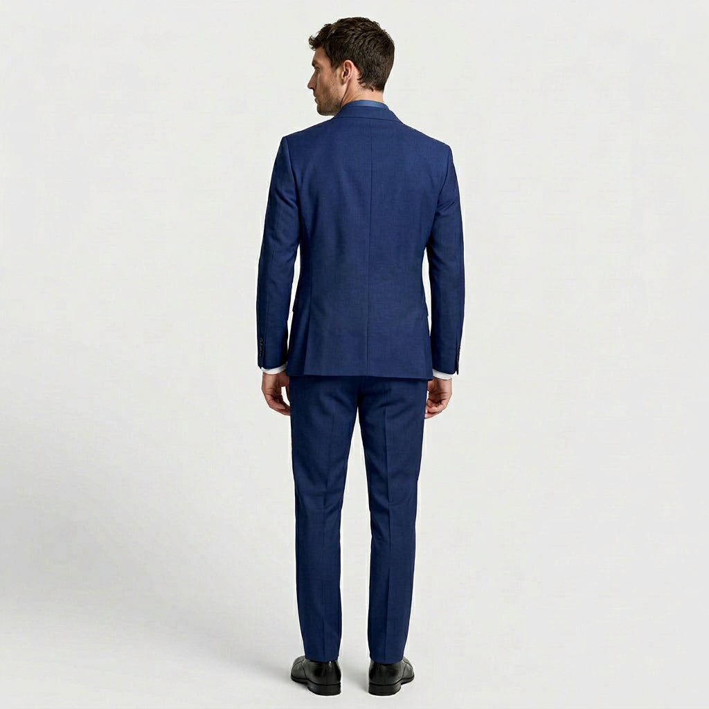 Three-Piece Suit Regular Fit Notch Lapel Woven for Men