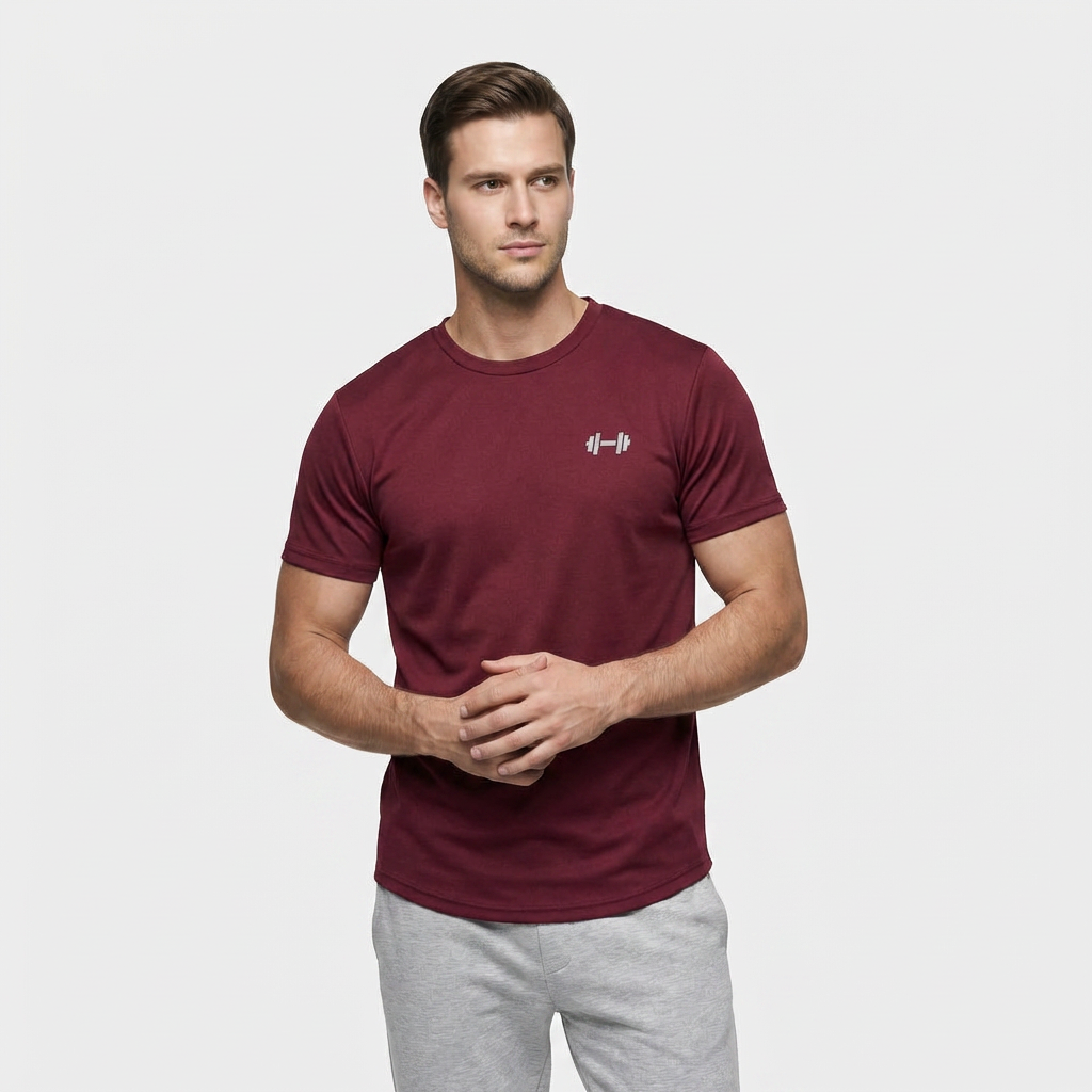 Casual T-Shirt Lightweight Breathable Short Sleeve for Men