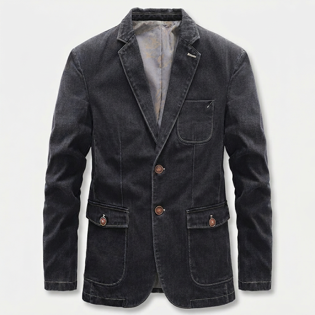 Cotton Blazer Lightweight Tailored Regular Fit for Men