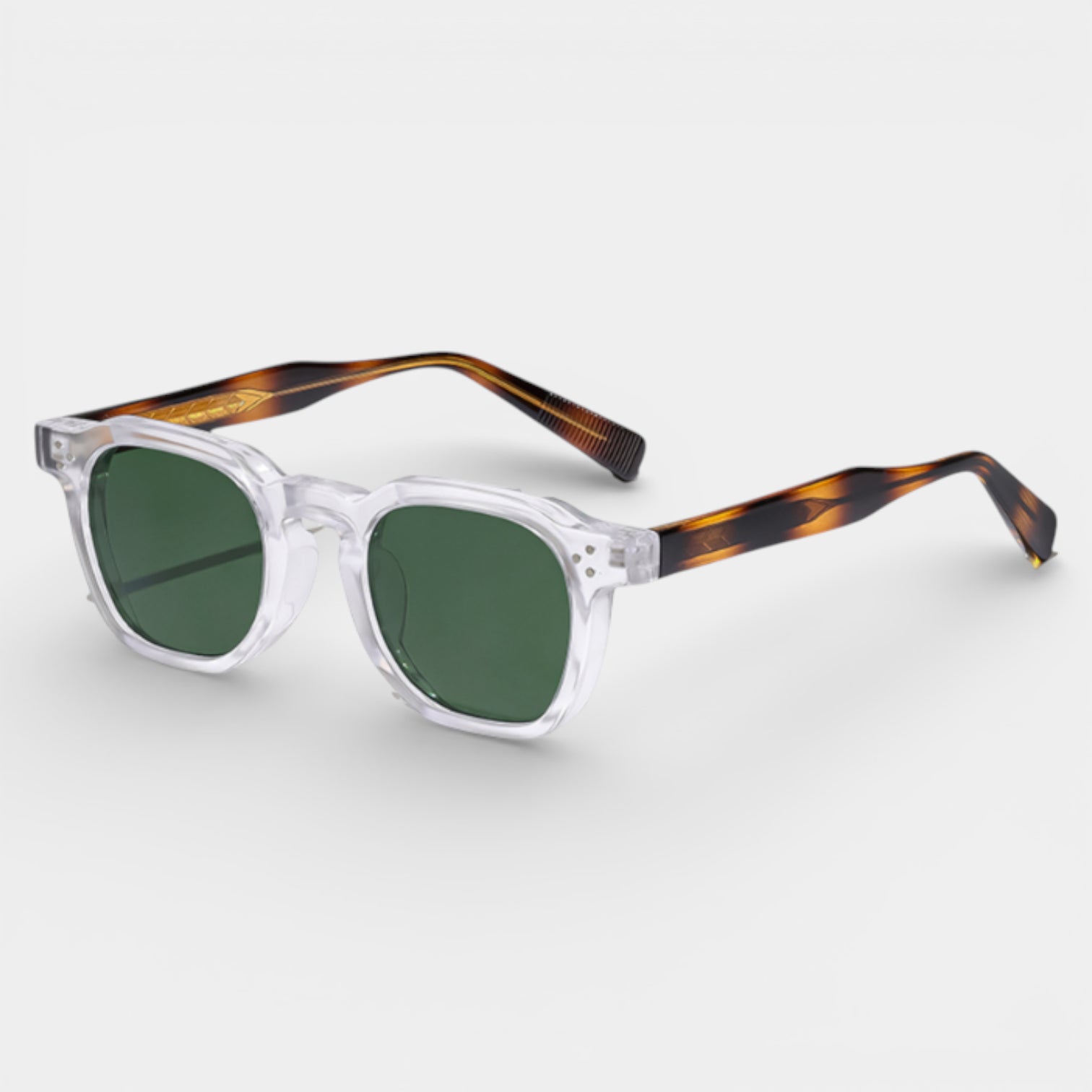 Vintares | Men’s Square Frame Sunglasses With Tinted Lenses