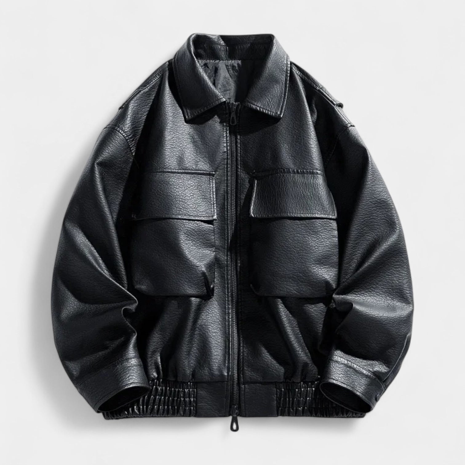 Vintares | Leather Jacket for Men - Autumn
