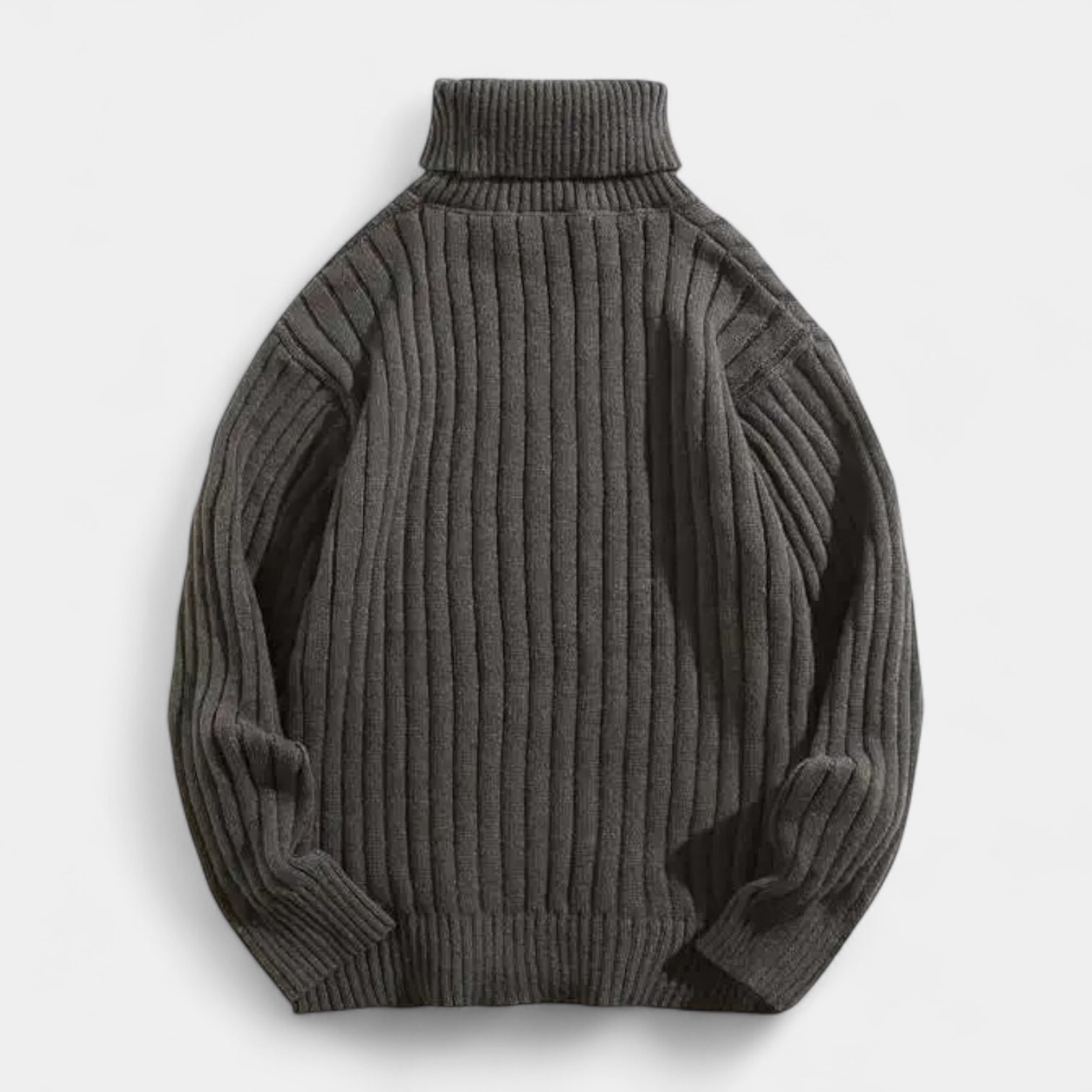 Vintares | Ribbed Knitted Turtleneck Sweater