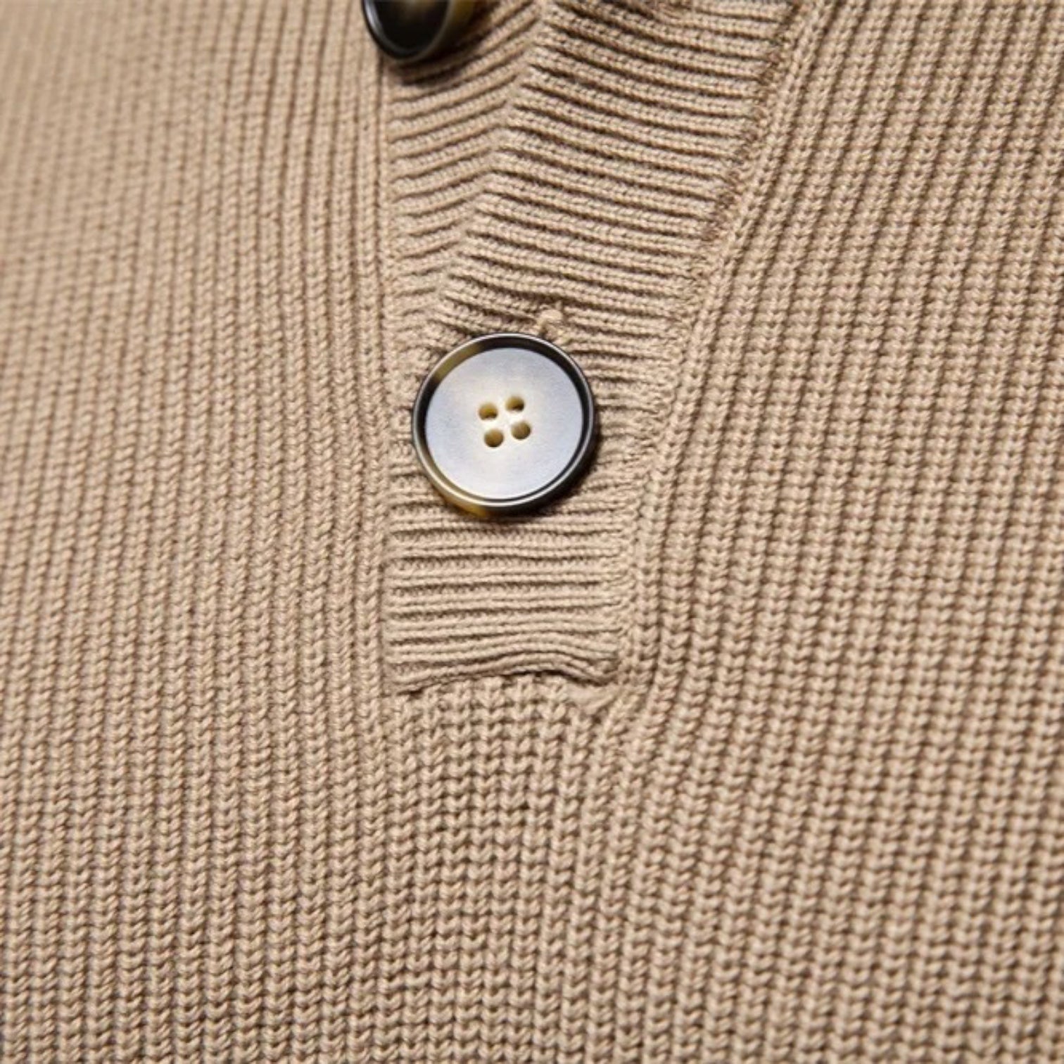 Vintares | Collared Knit Jumper for Men