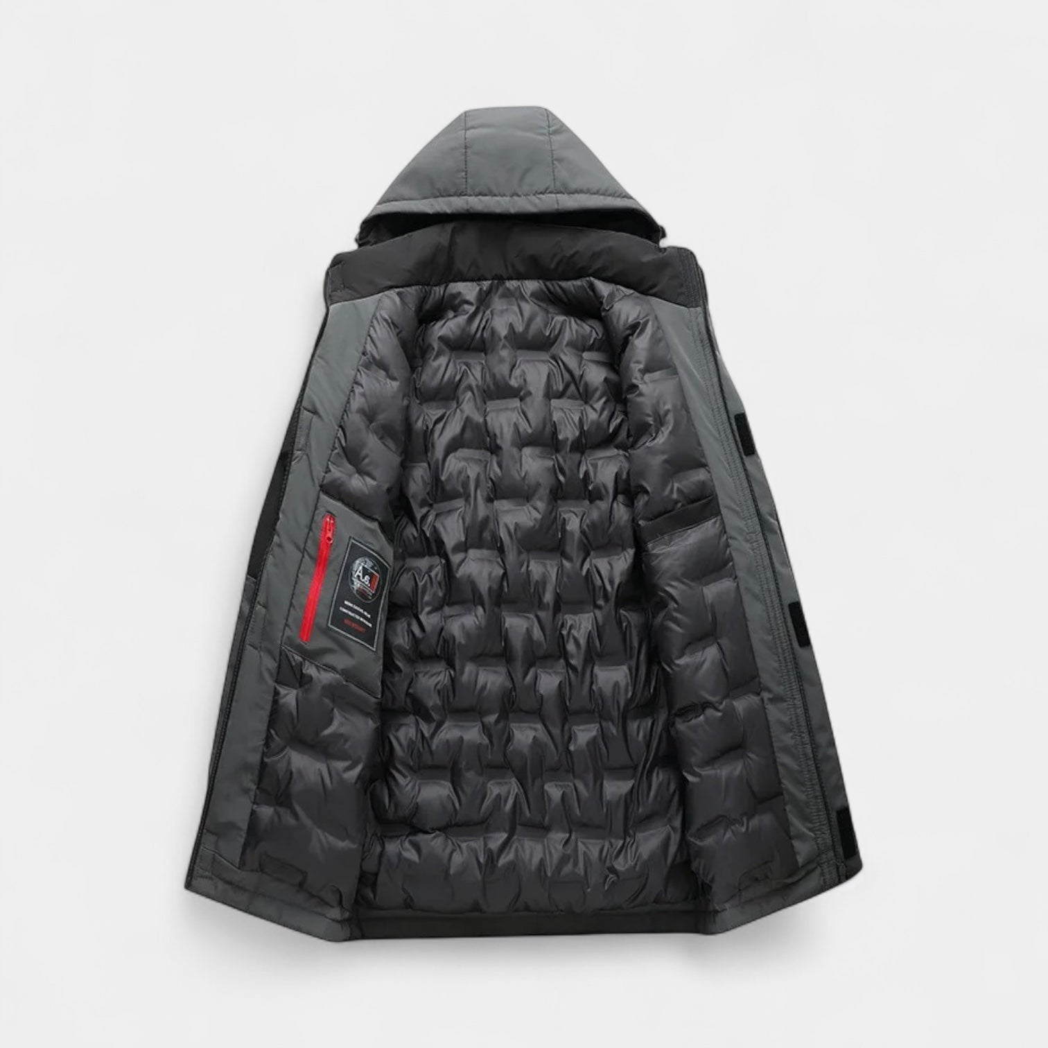 Vintares | Two-Tone Insulated Winter Parka for Men