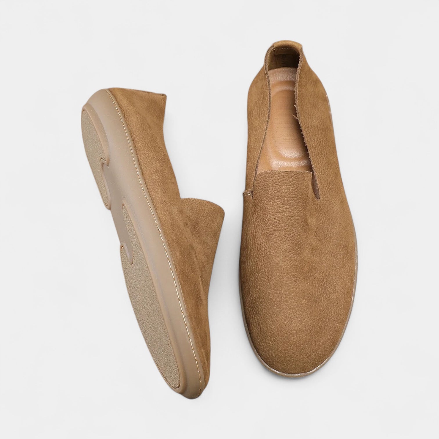 Vintares | Leather Slip-On Loafers for Men