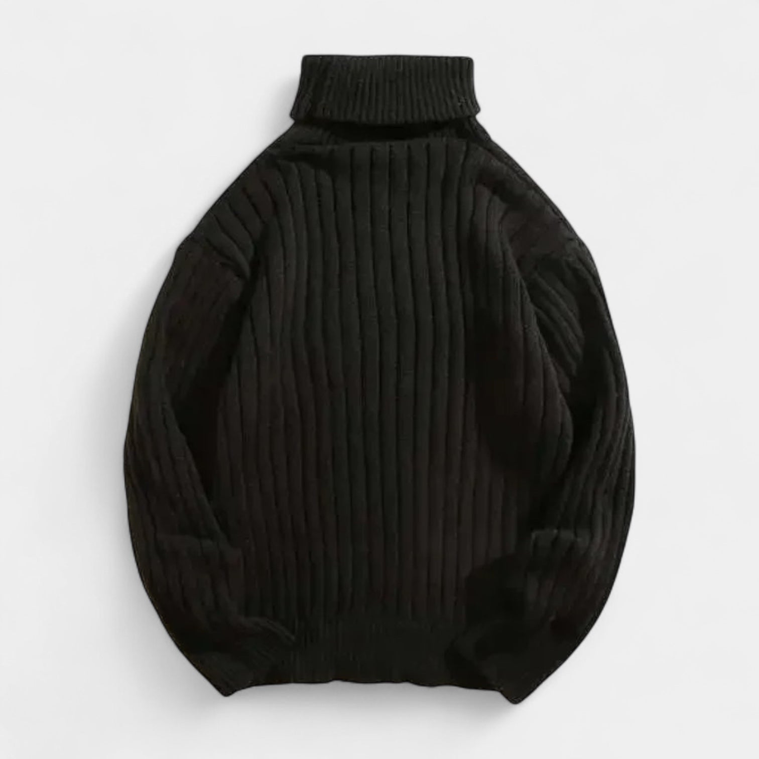 Vintares | Ribbed Knitted Turtleneck Sweater