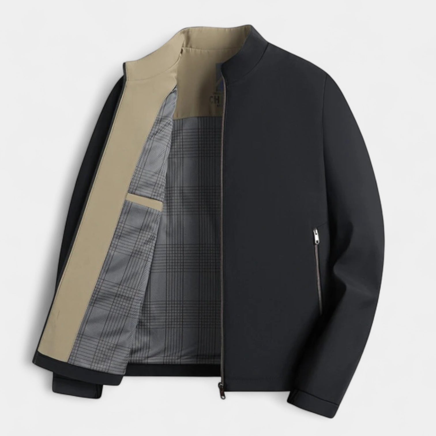 Vintares | Lightweight Windbreaker for Men - Water-Resistant Bomber Jacket