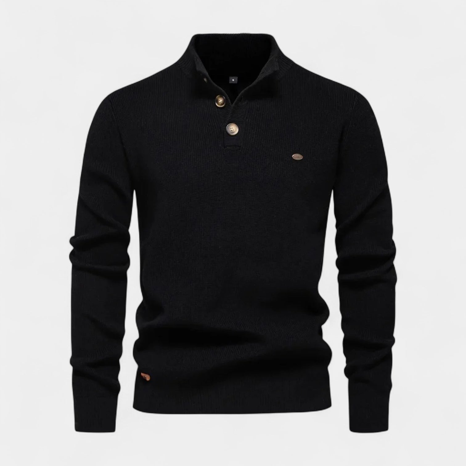 Vintares | Collared Knit Jumper for Men