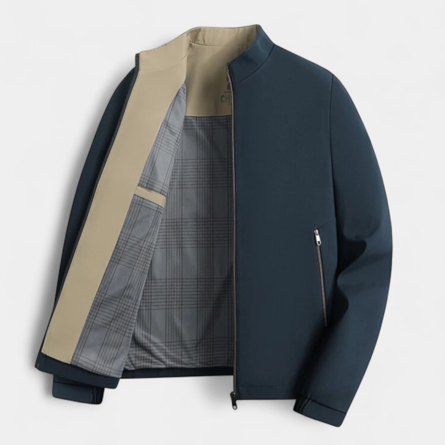 Vintares | Lightweight Windbreaker for Men - Water-Resistant Bomber Jacket