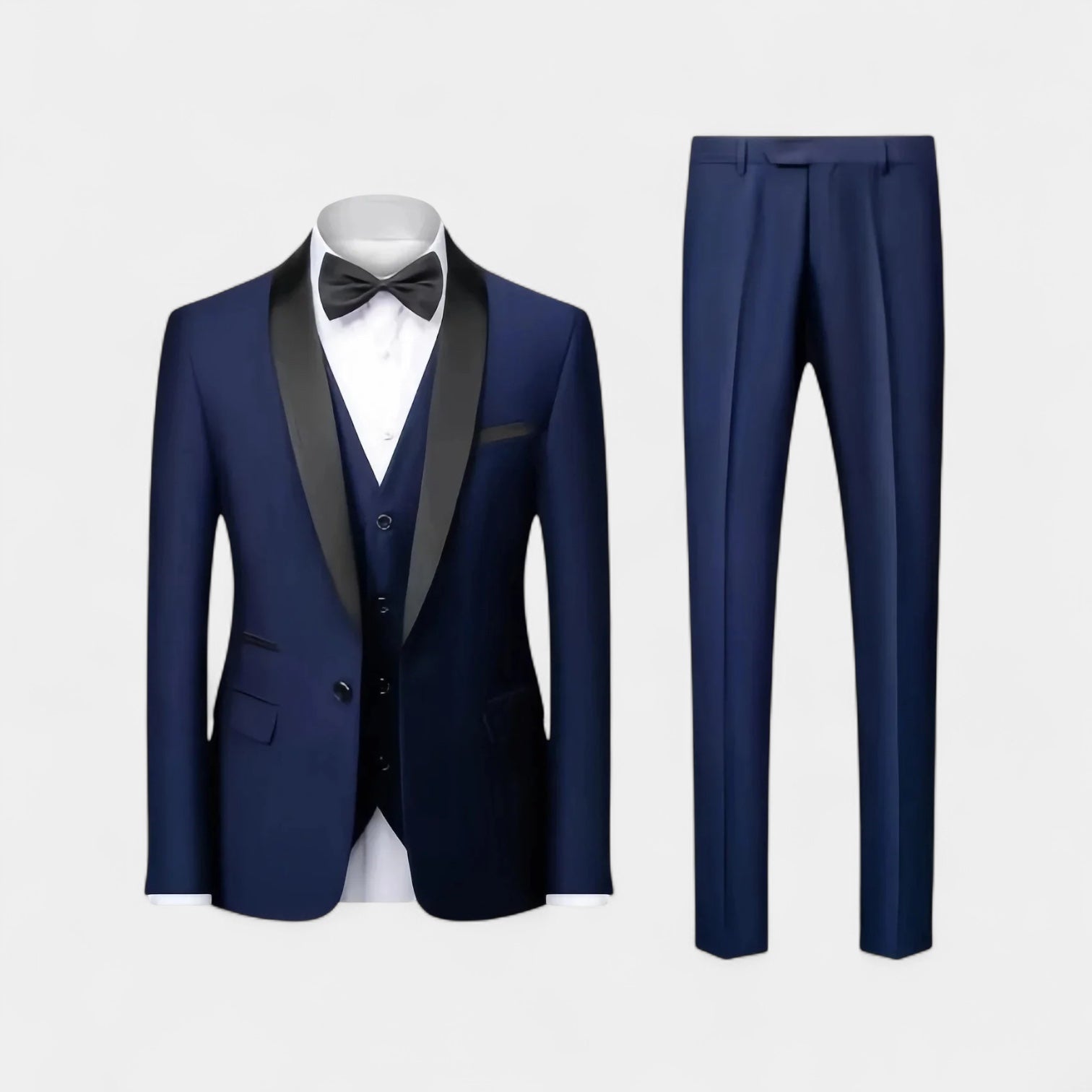 Vintares | Tuxedo Three-Piece Suit for Men