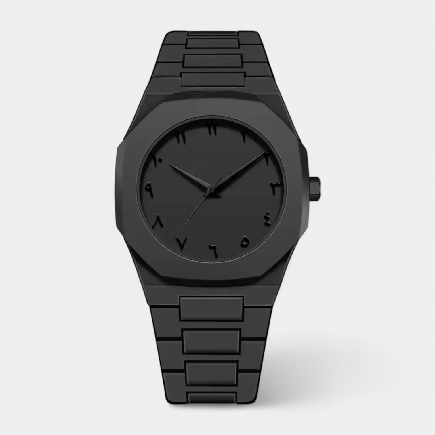 Vintares | All Black Arabic Dial Watch