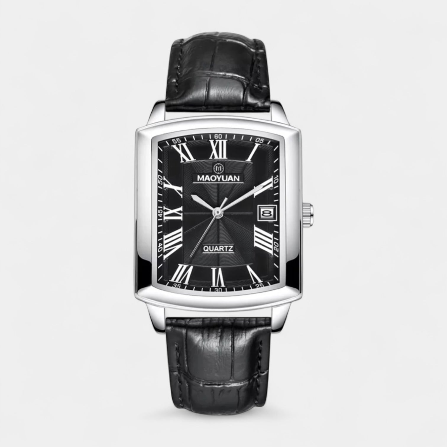 Vintares | Carter Roman Date Watch - Leather Band
