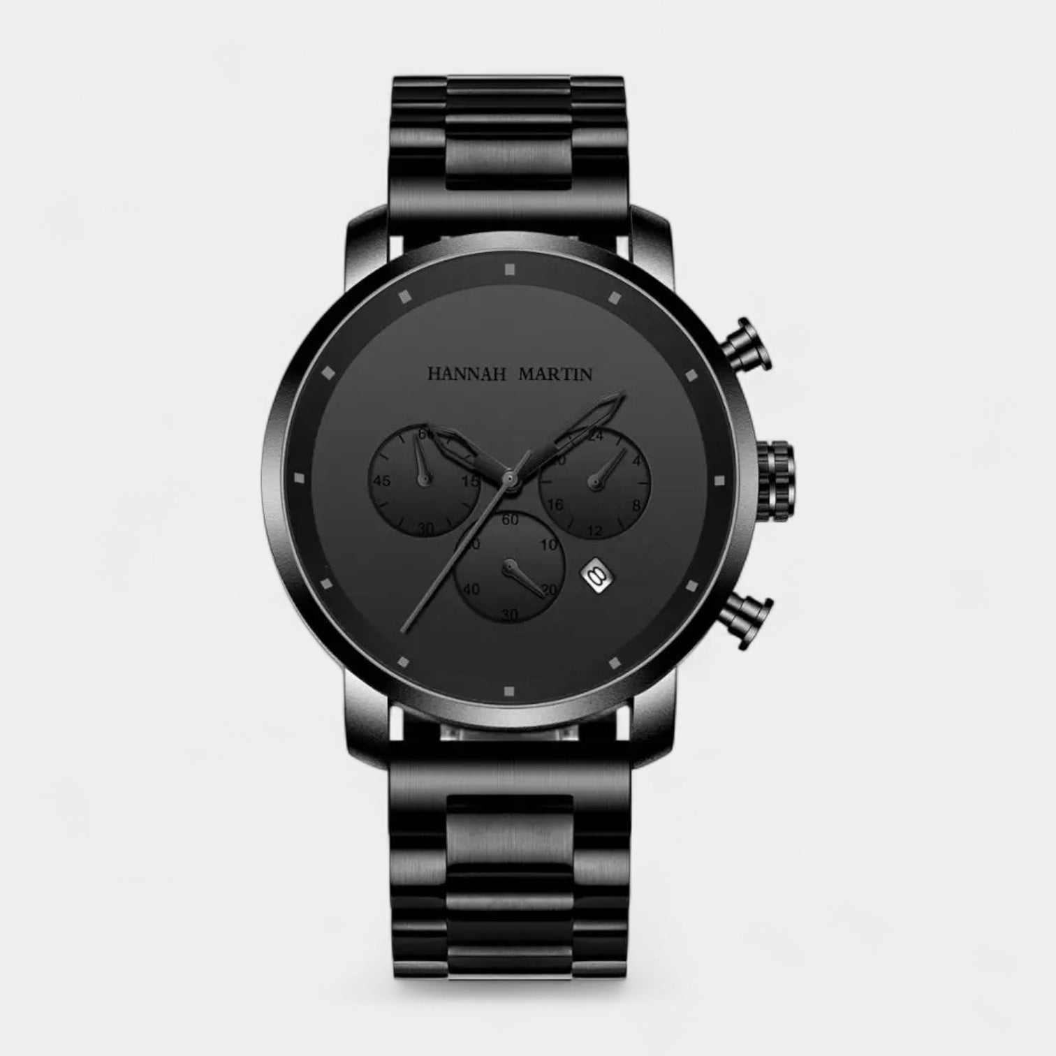 Vintares | All Black Chronograph Watch