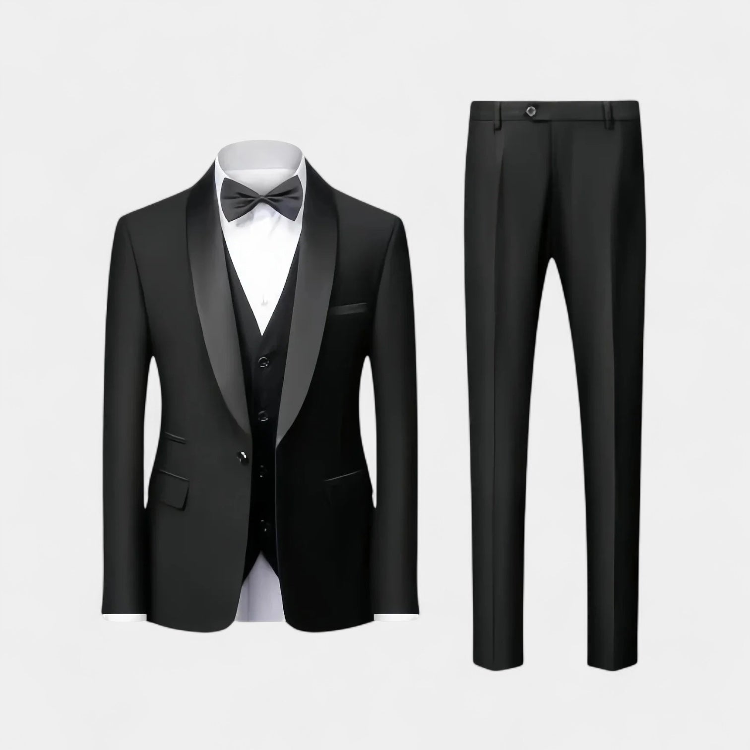 Vintares | Tuxedo Three-Piece Suit for Men