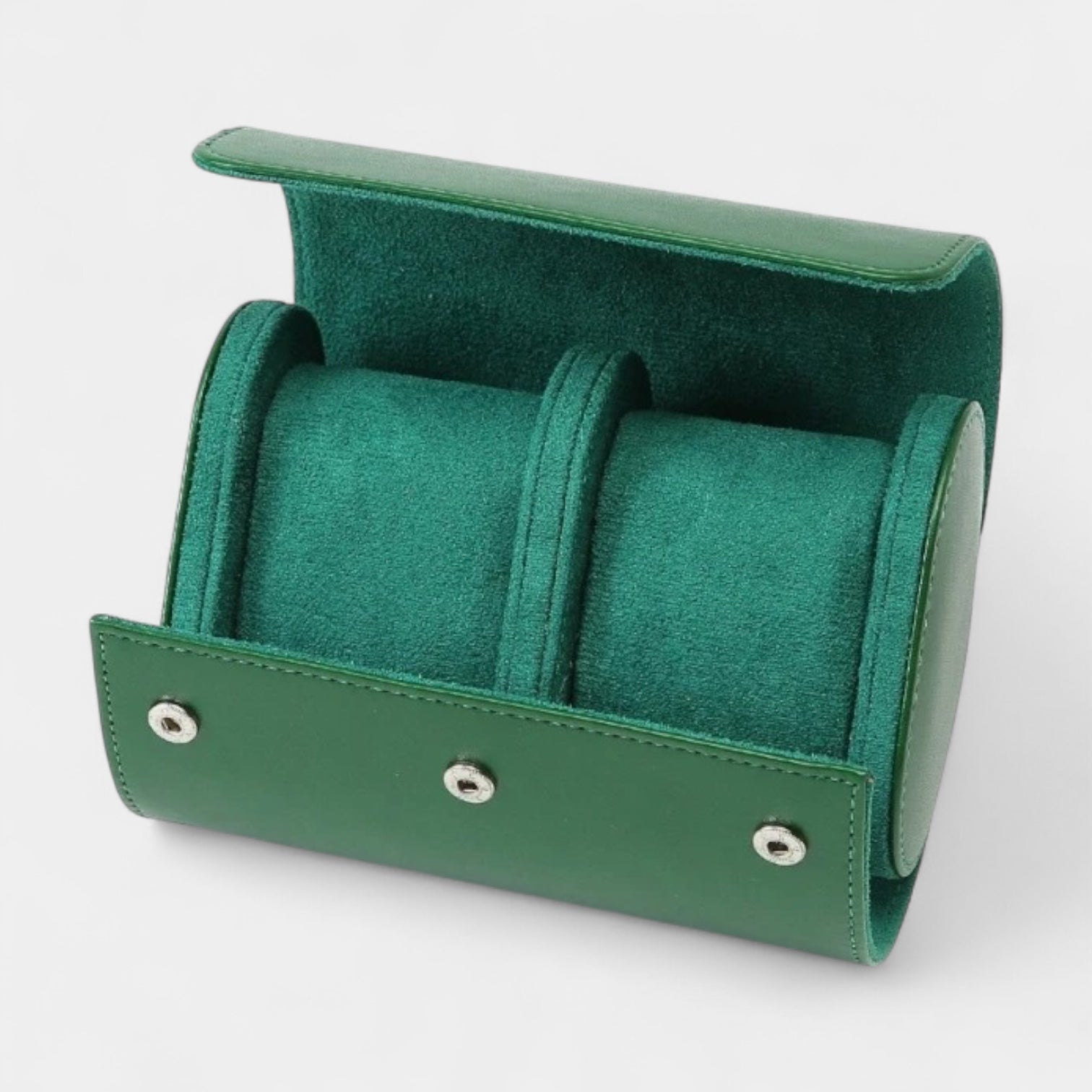 Vintares | Leather Double Watch Roll