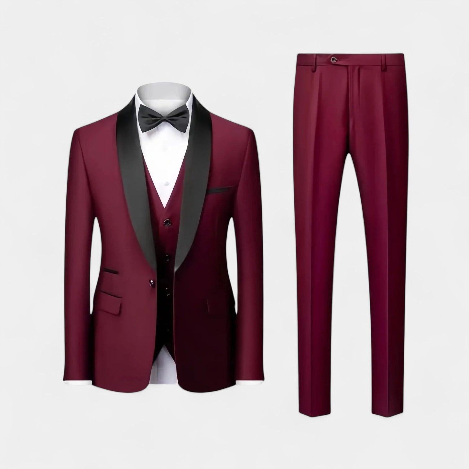 Vintares | Tuxedo Three-Piece Suit for Men