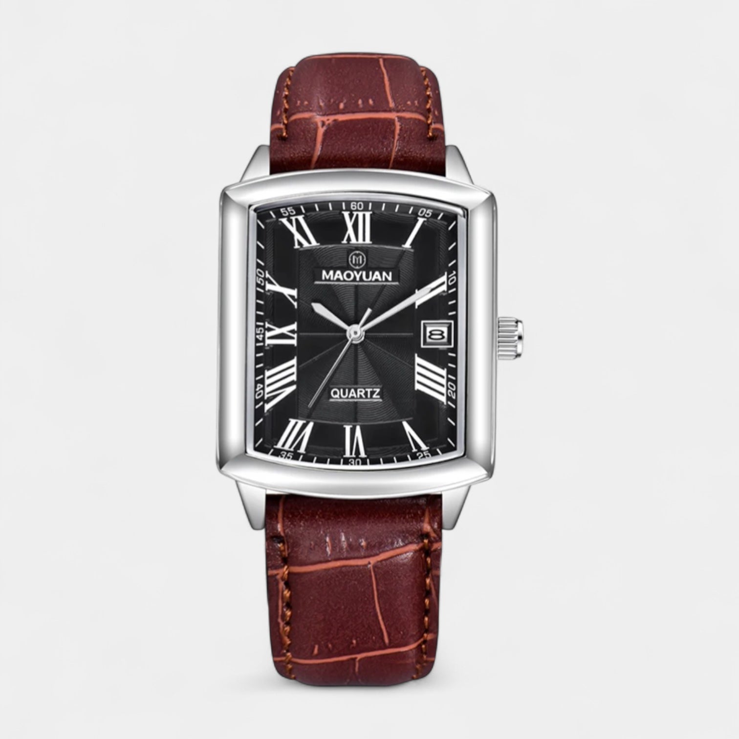 Vintares | Carter Roman Date Watch - Leather Band