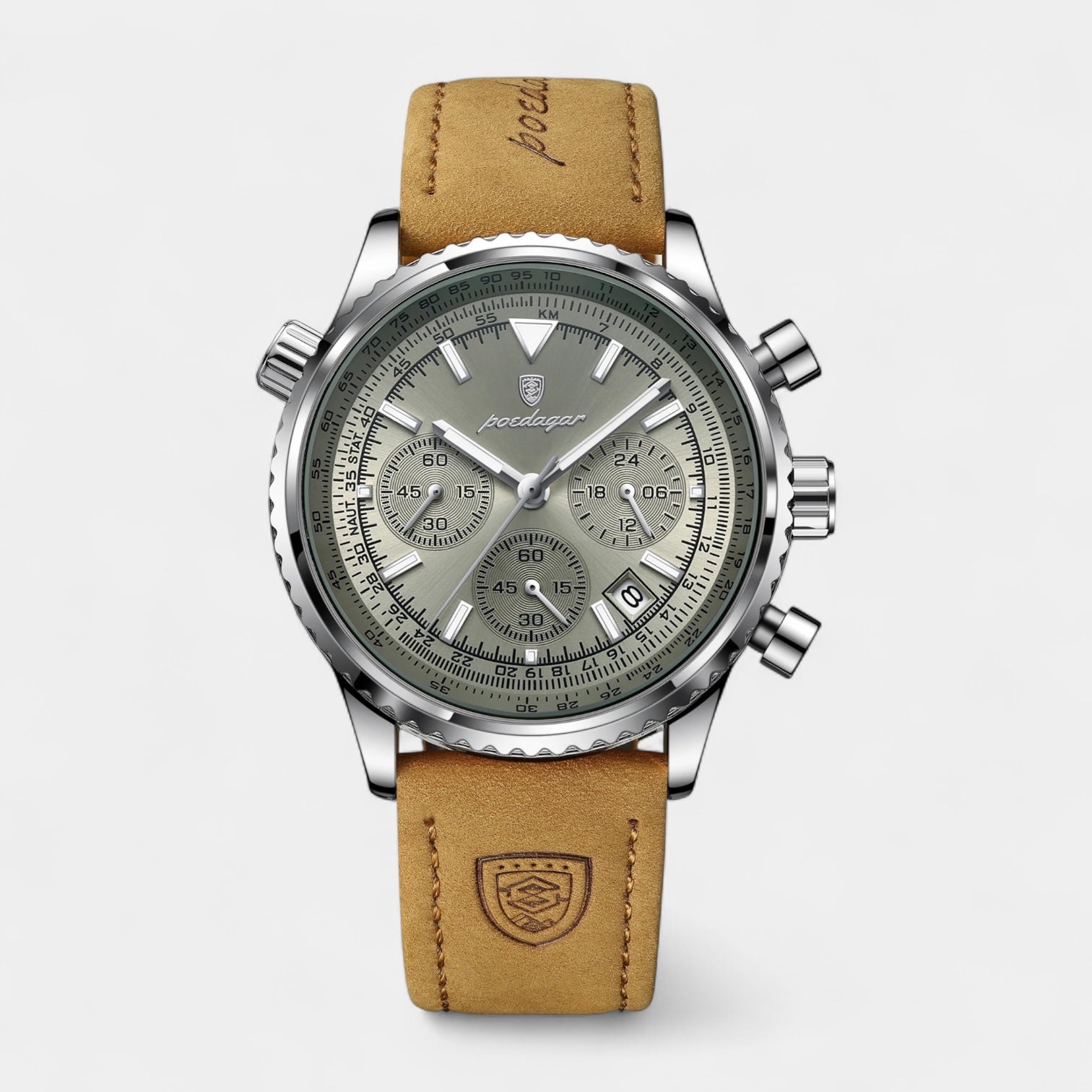 Vintares | Chronograph Date - Marker Dive Watch