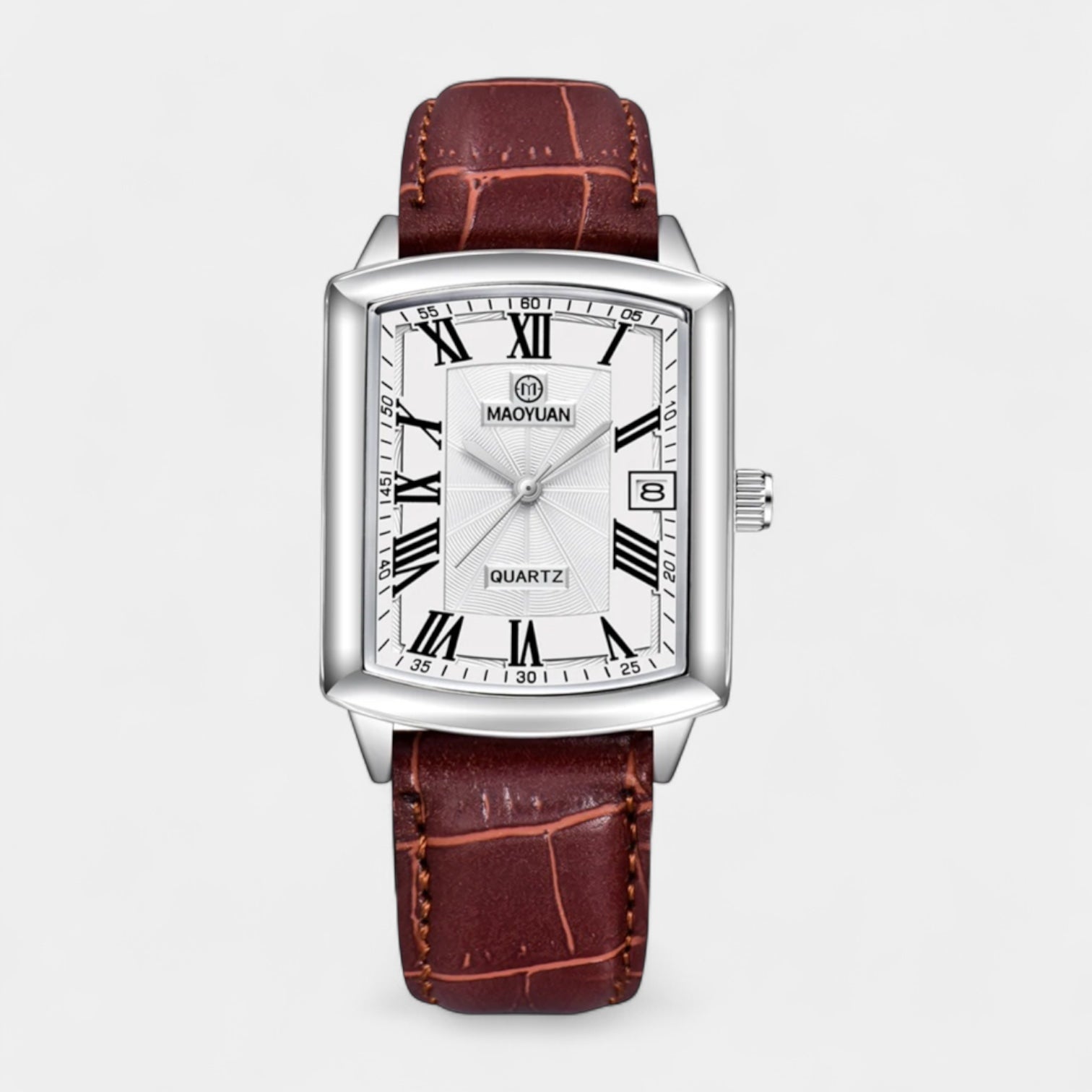 Vintares | Carter Roman Date Watch - Leather Band