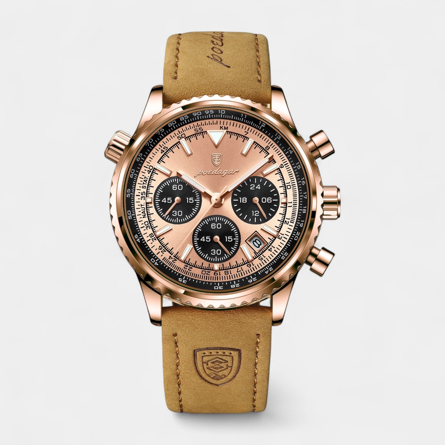 Vintares | Chronograph Date - Marker Dive Watch