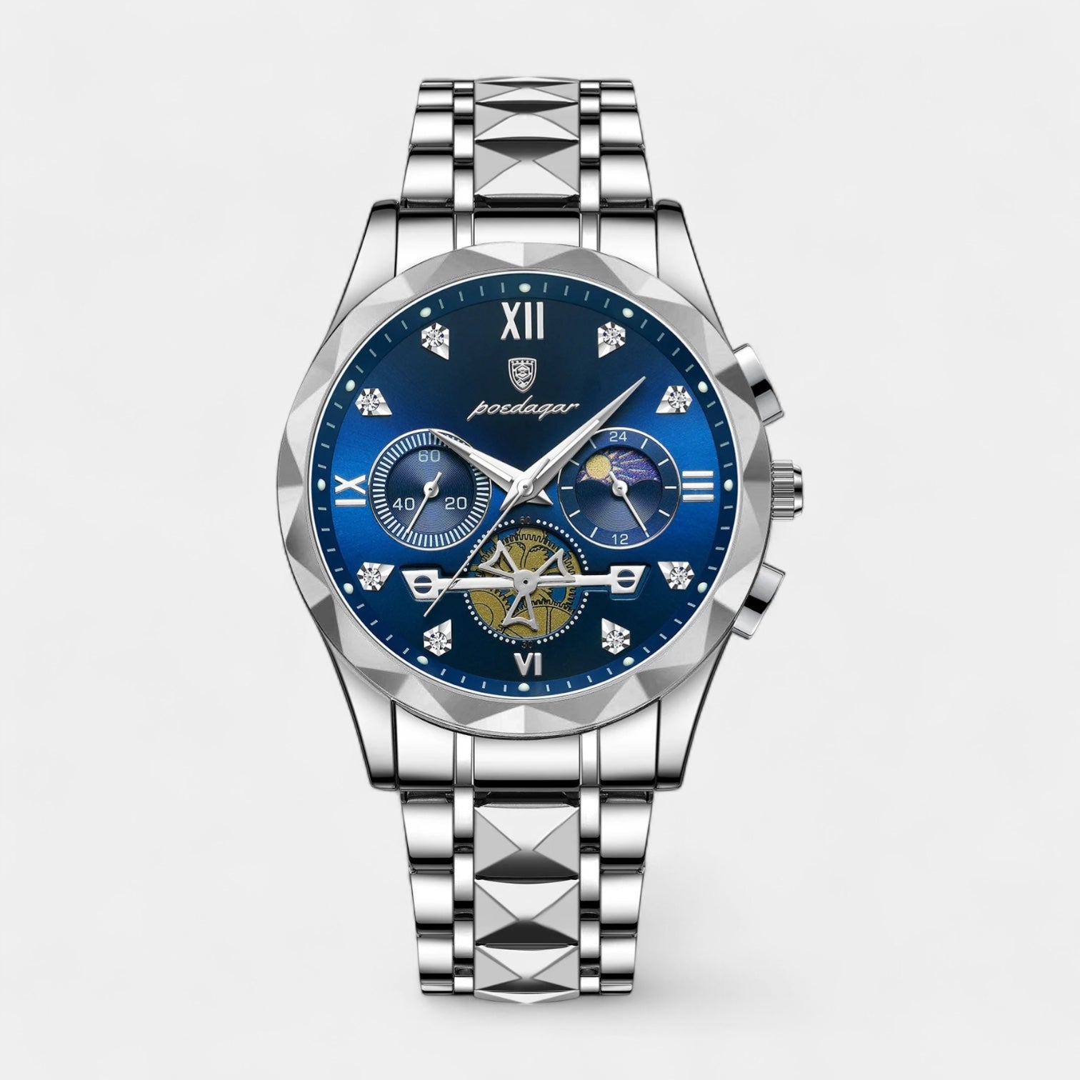 Vintares | Men’s Two-Tone Stainless Steel Chronograph Quartz Business Watch